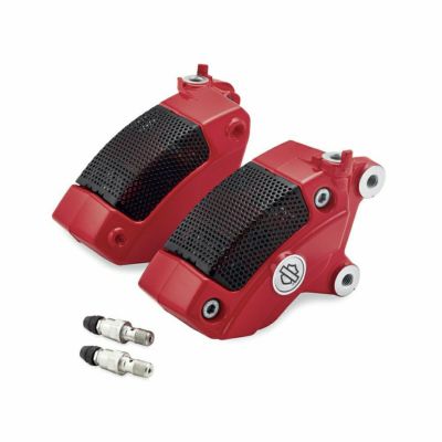 【41300116】ハーレー純正　ブレーキ・キャリパーキット  フロント／デュアルディスク<br>Front Brake Caliper Kit - Dual Disc／M8ツーリング&トライク／TCツーリング&トライク／V-ROD