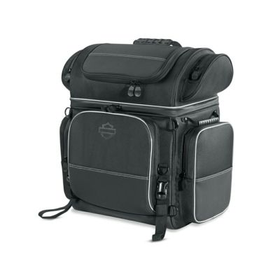 【93300103】ハーレー純正　オニキス・プレミアム・ラゲッジコレクション・ツーリングバッグ<br>Onyx Premium Luggage Touring Bag／EVOダイナ／M8ソフテイル／スポーツスター／ダイナ／