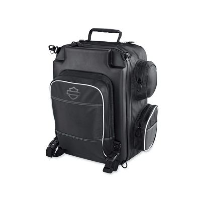 【93300105】ハーレー純正　オニキス・プレミアム・ラゲッジコレクション・ウィークエンダーバッグ<br>Onyx Premium Luggage Weekender Bag／EVOダイナ／M8ソフテイル／スポーツスター／ダイナ／