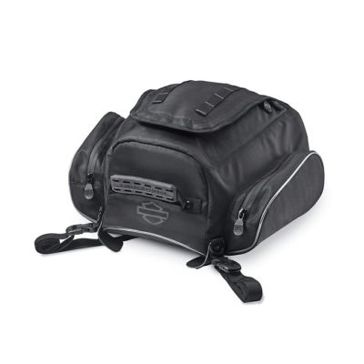 【93300106】ハーレー純正　オニキス・プレミアム・ラゲッジコレクション・テールバッグ<br>Onyx Premium Luggage Tail Bag／EVOダイナ／M8ソフテイル／スポーツスター／ダイナ／