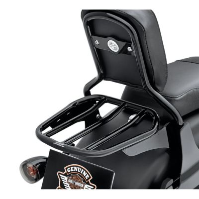 【54263-10】ハーレー純正　カスタム・テーパー・スポーツ・ラゲッジラック<br>Custom Tapered Sport Luggage Rack- Gloss Black／TCソフテイル／