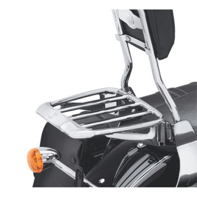 【54290-11】ハーレー純正　エアフォイル・プレミアム・ラゲッジラック　クローム<br>Air Foil Premium Luggage Rack／EVOソフテイル／TCソフテイル／スポーツスター／ダイナ／