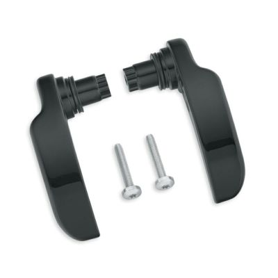 【90201052】ハーレー純正　サドルバッグラッチ＆ヒンジキット  ラッチレバーのみ<br>Gloss Black Saddlebag Latch Kit／M8ツーリング&トライク／TCツーリング&トライク
