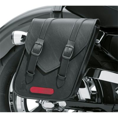 【90201769】ハーレー純正　ブラック・スタンダードライン・スローオーバー・サドルバッグ　コンパクト<br>Black Standard Line Compact Throw-Over Saddlebags／EVOソフテイル／M8ソフテイル／スポーツスター