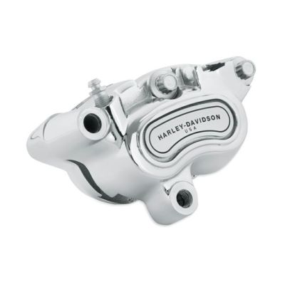 【44395-08】ハーレー純正　ブレーキキャリパーキット／クローム 　フロント／シングルディスク <br>Chrome Front Caliper Kit