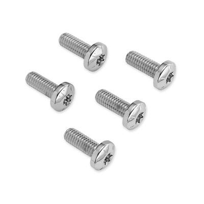 【46647-05】ハーレー純正　ブレーキローター・ハードウェアキット  ボタンヘッド・リア<br>Chrome Rear Brake Disc Hardware Kit