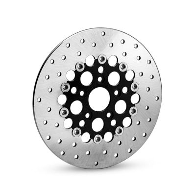 【44357-00A】ハーレー純正　ポリッシュフローティングブレーキローター　リア<br>Vivid Black Floating Brake Rotor