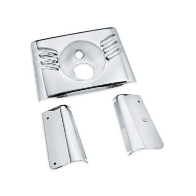 【67890-91C】ハーレー純正　フォークカバーキット／クローム <br>Chrome Fork Cover Kit／EVOソフテイル／TCソフテイル