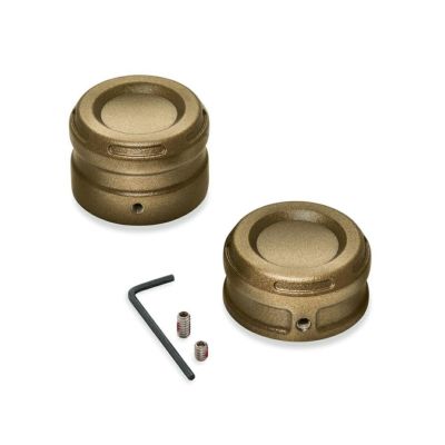 【43000128】ハーレー純正　リアアクスルナットカバー<br>Dominion Rear Axle Nut Covers／M8ソフテイル