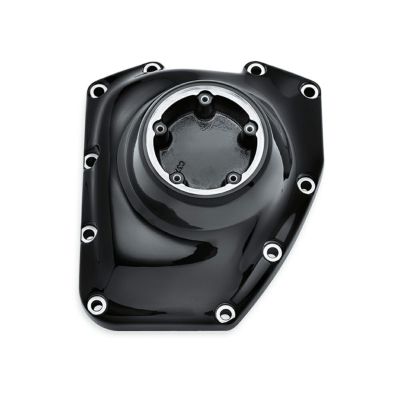 【37198-11】ハーレー純正　TWIN-CAMエンジンカバー／グロスブラック  カムカバー<br>Gloss Black Cam Cover／EVOダイナ／TCソフテイル／TCツーリング&トライク／ダイナ／