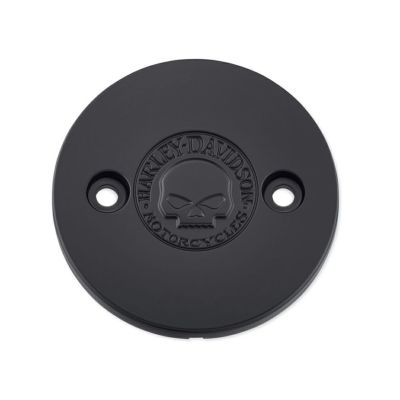 【25800114】ハーレー純正　ウィリーG.・スカル・コレクション・エンジントリム メダリオン（左側）<br>Willie G Skull Left Side Medallion／ストリート