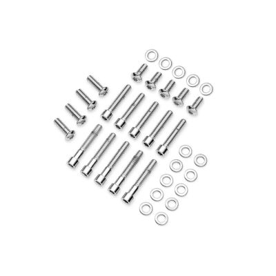 【94052-03A】ハーレー純正　クローム・ハードウェアキット／プライマリーカバー用<br>Primary Cover Hardware Kit／EVOツーリング／TCツーリング&トライク