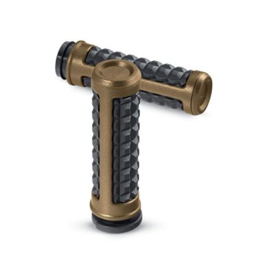 【56100234】ハーレー純正　ドミニオン・コレクション・ハンドグリップ／ブロンズ<br>Dominion Hand Grips／EVOダイナ／M8ソフテイル／TCソフテイル／TCツーリング&トライク／