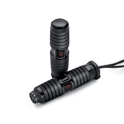 【56100331】ハーレー純正　ヒーテッド・ハンドグリップ／カフナ・コレクション<br>Kahuna Heated Hand Grips／EVOダイナ／M8ソフテイル／TCソフテイル／TCツーリング&トライク／