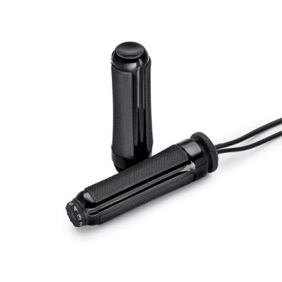 【56100342】ハーレー純正　ヒーテッド・ハンドグリップ／エアフロー<br>Airflow Heated Hand Grips／EVOダイナ／M8ソフテイル／TCソフテイル／TCツーリング&トライク／