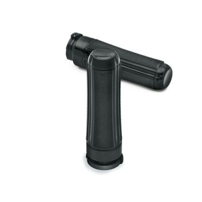 【56100356】ハーレー純正　エアフロー・ハンドグリップ／グロスブラック<br>Airflow Hand Grips／EVOダイナ／TCソフテイル／スポーツスター／ダイナ／