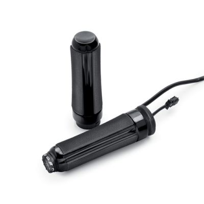 【56100358】ハーレー純正　ヒーテッド・ハンドグリップ／エアフロー<br>Airflow Heated Hand Grips／EVOダイナ／TCソフテイル／スポーツスター／ダイナ／