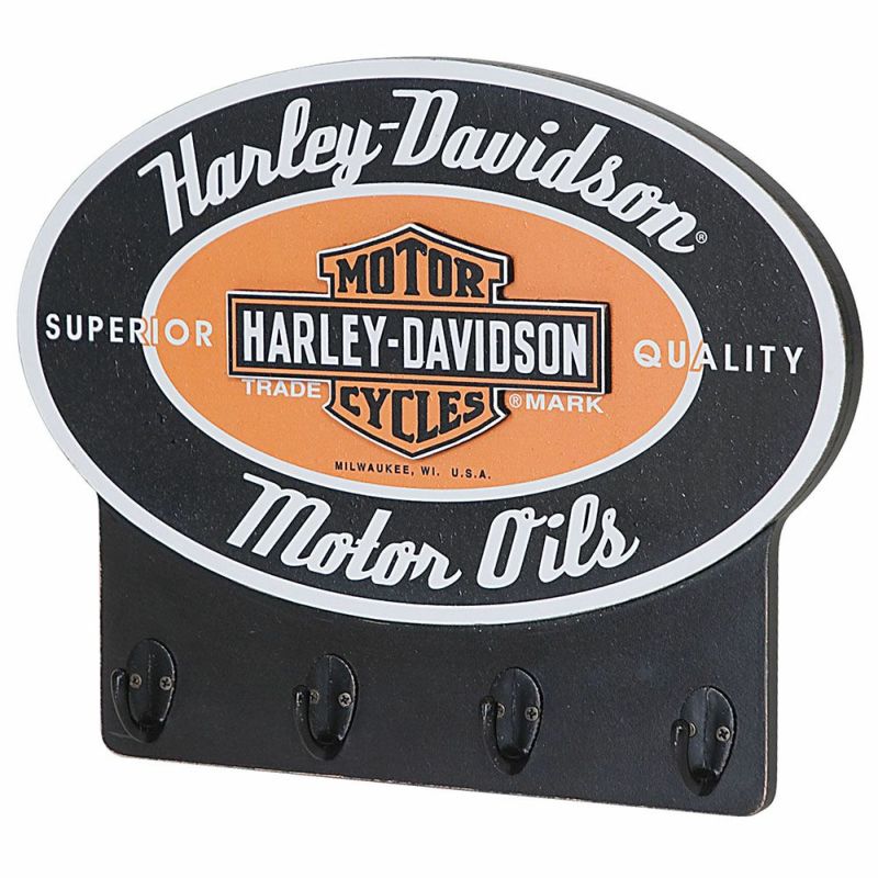 HDL-15307_ハーレーダビッドソン_木製キーラック キーフック ハーレーダビッドソンのパーツ・グッズ販売サイト”Harley-Life