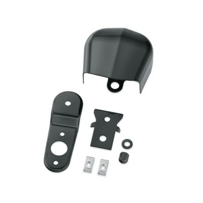 【61300452】ハーレー純正　グロスブラック・ホーンカバー カウベルスタイル<br>Horn Cover Kit／EVOダイナ／M8ソフテイル／スポーツスター／ダイナ／