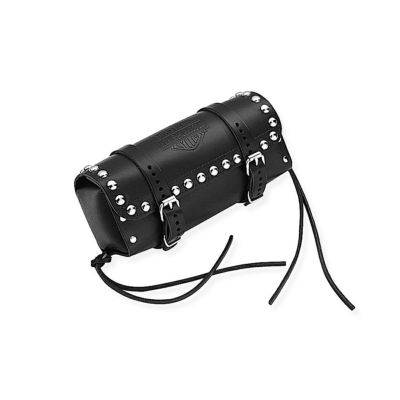 【91051-94】ハーレー純正　スタッド・レザー・シーシーバーバッグ<br>Studded Leather Sissy Bar Bag／EVOダイナ／ストリート／スポーツスター／ダイナ／