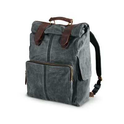 【93300117】ハーレー純正　ワックスド・キャンバス・バックパック<br>Waxed Canvas Backpack／EVOダイナ／ストリート／スポーツスター／ダイナ／