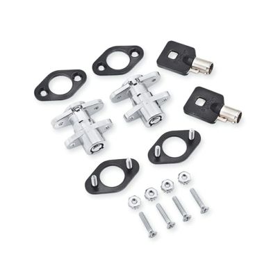 【90300017】ハーレー純正　ユニバーサル・サドルバッグロックキット <br>Universal Saddlebag Lock Kit／EVOダイナ／ストリート／スポーツスター／ダイナ／