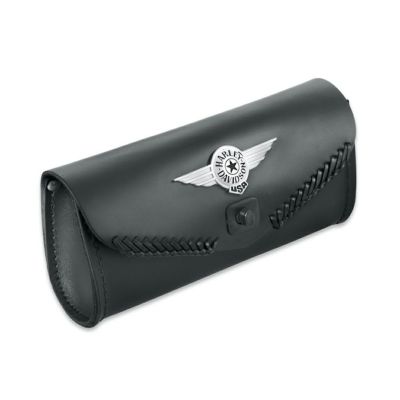 【56626-99】ハーレー純正　ウインドシールドバッグ  ファットボーイ／ダイキャスト・コンチョ<br>Fat Boy Windshield Bag with Die-Cast Concho／EVOソフテイル／EVOツーリング／TCソフテイル／TCツーリング&トライ