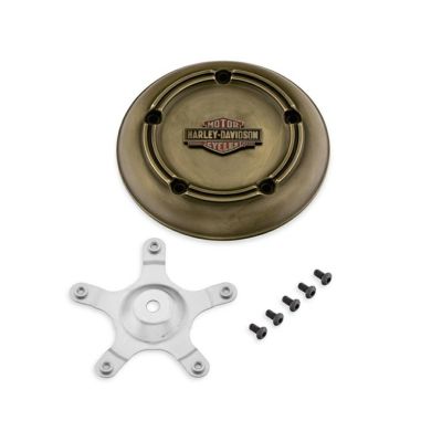 【61400339】ハーレー純正　ブラス・コレクション  エアクリーナートリム<br>Brass Air Cleaner Trim／EVOソフテイル／EVOダイナ／TCソフテイル／ダイナ／