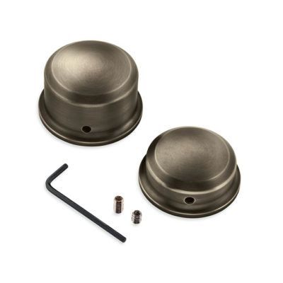【43000050】ハーレー純正　リアシャシーカバー／ブラス・コレクション リアアクスルナットカバー <br>Brass Rear Axle Nut Covers／M8ソフテイル／TCソフテイル／ダイナ