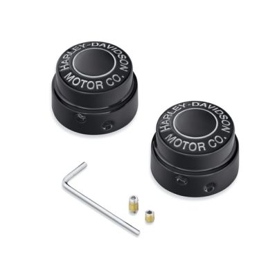 【43000177】ハーレー純正　フロントアクスルナットカバー<br>Harley-Davidson Motor Co. Front Axle Nut Covers／M8ソフテイル／TCソフテイル