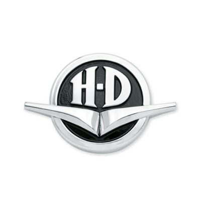 【14100748】ハーレー純正　フェンダースカートメダリオン クラシックH-D<br>Classic H-D Fender Skirt Medallions／EVOダイナ／ストリート／スポーツスター／ダイナ／