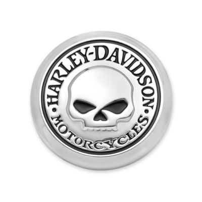 【14100749】ハーレー純正　フェンダースカートメダリオン ウィリーG・. スカル<br>Willie G Skull Fender Skirt Medallions／EVOダイナ／ストリート／スポーツスター／ダイナ／