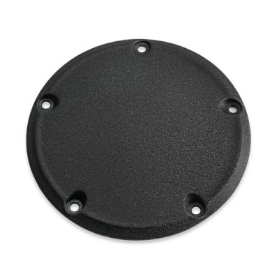 【60713-07】ハーレー純正　ブラック・ダービーカバー<br>Wrinkle Black Derby Cover／M8ソフテイル／TCソフテイル／TCツーリング&トライク