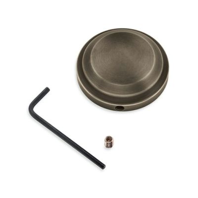 【45800126】ハーレー純正　ステアリングステムボルトカバー<br>Brass Steering Stem Bolt Cover
