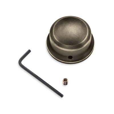 【61400344】ハーレー純正　スイングアーム・ピボットボルトカバー／ブラス・コレクション  左側のみ<br>Brass Swingarm Pivot Bolt Cover