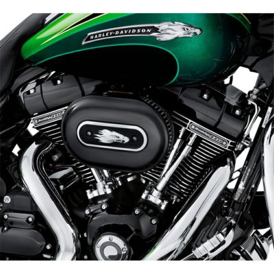 【17707-11】ハーレー純正　TWIN-CAMエンジンカバー／グロスブラック<br>Gloss Black Rocker Box Cover／EVOダイナ／TCソフテイル／TCツーリング&トライク／ダイナ／
