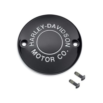 【25600134】ハーレー純正　HARLEY-DAVIDSON MOTOR CO.・コレクション／グロスブラック タイマーカバー<br>Harley-Davidson Motor Co. Timer Cover／スポーツスター