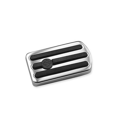【42478-95】ハーレー純正　クローム＆ラバー・ブレーキペダルパッド ラージ<br>Chrome and Rubber Large Brake Pedal Pad／EVOソフテイル／TCソフテイル／TCツーリング&トライク／ダイナ／