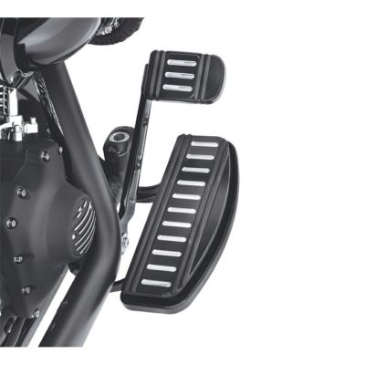 【54187-10】ハーレー純正　エッジカット・フットボードインサートキット　ライダー／トラディショナルシェイプ<br>Edge Cut Rider Footboard Insert Kit- Traditional Shape／EVOソフテイル／TCソフテイル／TCツー