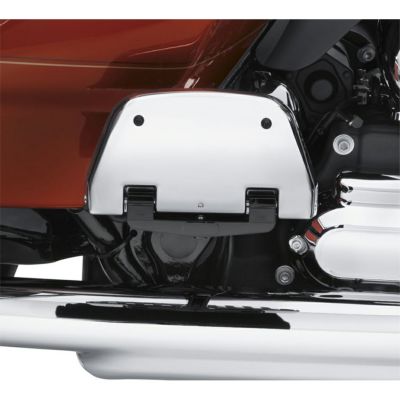【50752-04】ハーレー純正　トラディショナル・パッセンジャーフットボードパン／クローム<br>Chrome Passenger Footboard Pans／M8ソフテイル／TCソフテイル／TCツーリング&トライク／ダイナ／