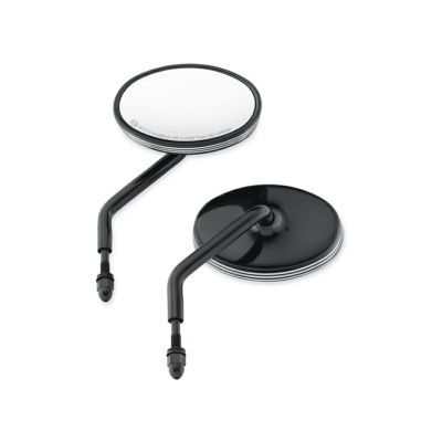 【56000090】ハーレー純正　カスタムミラー　エッジカット・ドームミラー<br>Edge Cut Dome Mirrors／V-ROD／ストリート／スポーツスター／ダイナ／