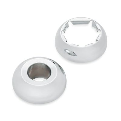 【41371-08】ハーレー純正　フロントホイールスペーサー／クローム<br>Domed Front Wheel Spacer Kit／EVOツーリング／M8ツーリング&トライク／TCツーリング&トライク