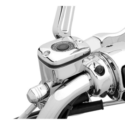 【46424-05B】ハーレー純正　フロントマスターシリンダーカバー／クローム　ブレーキ<br>Chrome Master Cylinder Cover／EVOツーリング／TCソフテイル／TCツーリング&トライク／ダイナ／