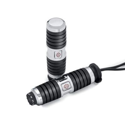 【56100318】ハーレー純正　ヒーテッド・ハンドグリップ／カフナ・コレクション<br>Kahuna Heated Hand Grips／M8ソフテイル／TCソフテイル／TCツーリング&トライク／ダイナ／