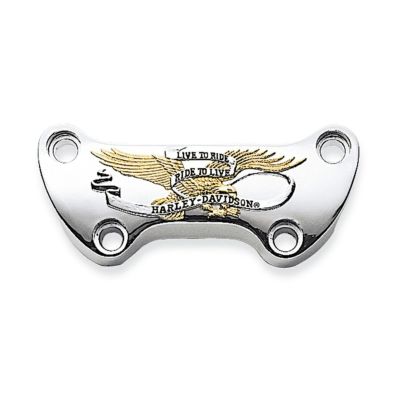 【56178-92TA】ハーレー純正　LIVE TO RIDE・ハンドルバークランプ<br>Live To Ride Handlebar Clamp／EVOダイナ／TCソフテイル／スポーツスター／ダイナ／