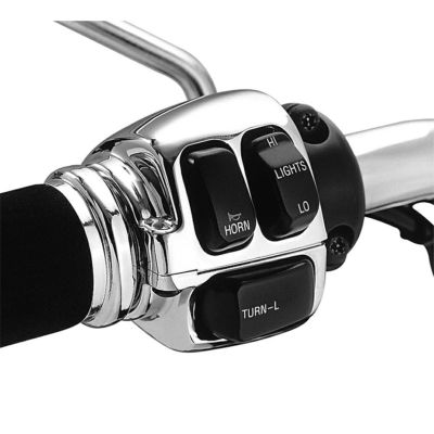 【71826-11】ハーレー純正　スイッチハウジングキット／クローム<br>Chrome Switch Housing Kit／M8ソフテイル／TCソフテイル／スポーツスター／ダイナ／