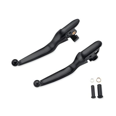 【36700210】ハーレー純正　ハンドコントロールレバーキット<br>Black Hand Control Lever Kit／M8ソフテイル