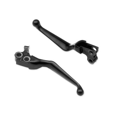 【44994-07】ハーレー純正　ハンドコントロールレバーキット<br>Black Hand Control Lever Kit／EVOダイナ／TCソフテイル／スポーツスター／ダイナ／