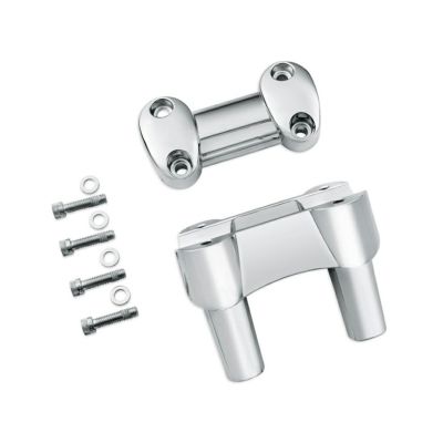 【56929-10】ハーレー純正　ファット・ライザーキット／クローム<br>Chrome Fat Riser Kit／EVOダイナ／ストリート／スポーツスター／ダイナ／