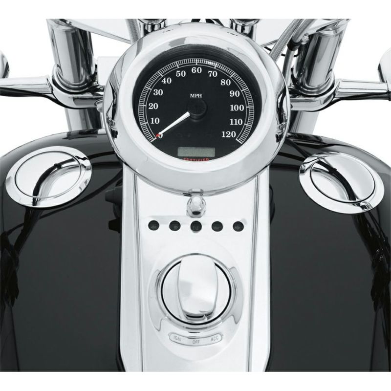 【6281806F】ハーレー純正 フラッシュマウント・フュエルキャップ＆ゲージキットFlushMount Fuel Cap and